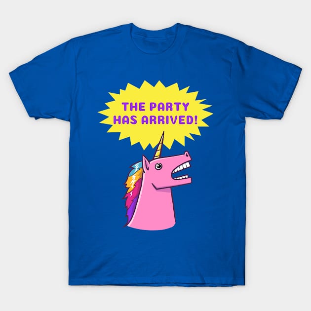 Unicorn Party T-Shirt by jonmlam